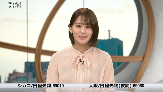 藤井由依アナ　白いブラ紐まで透ける！！