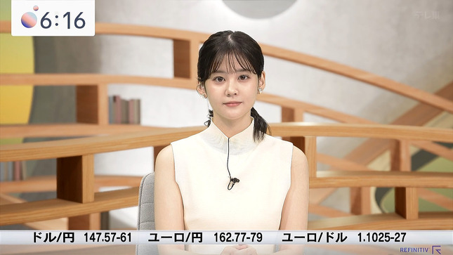 中原みなみ ニュースモーニングサテライト 9