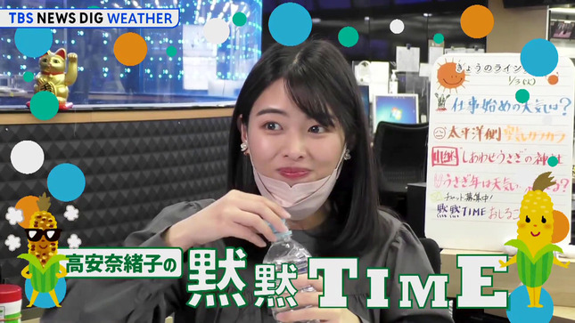 高安奈緒子 TBS NEWS DIG Weather 10