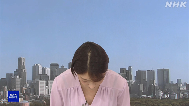 赤木野々花アナ　うっすらと透けて、谷間チラ！！【GIF動画あり】
