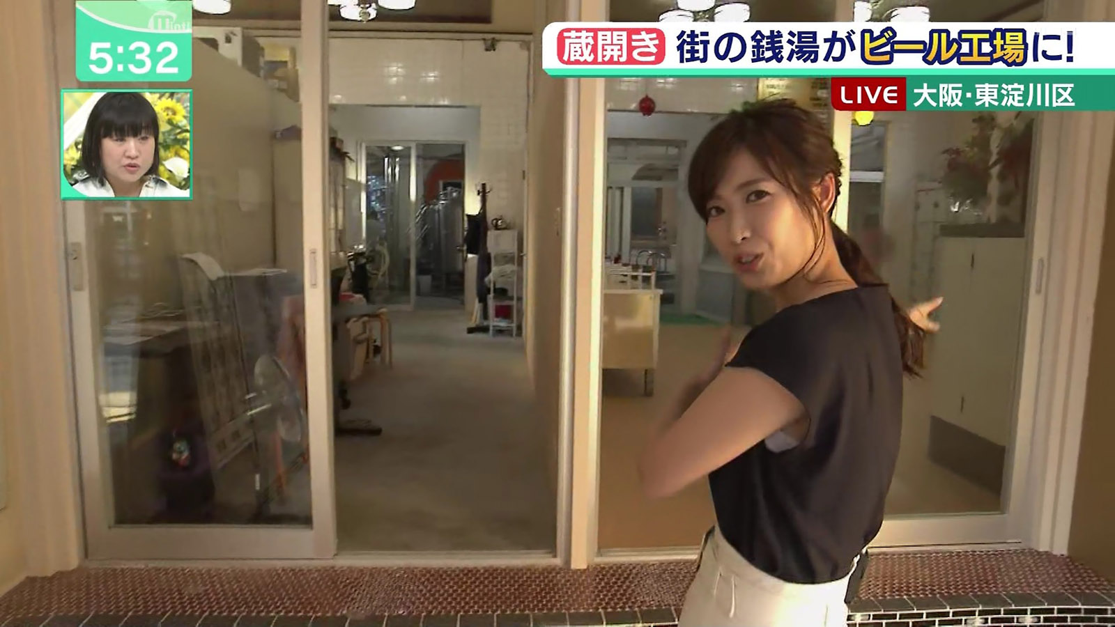 女子アナ脇インナー　エロ 
