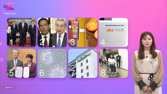 堤礼実 FNN Live News α 6