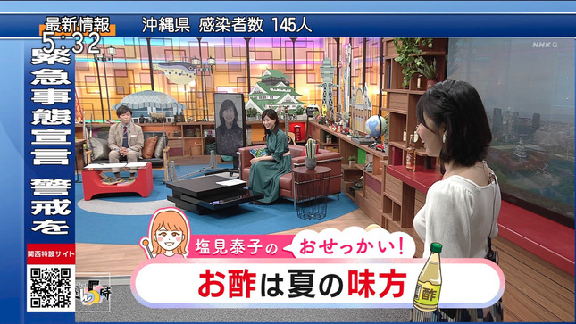 塩見泰子 ニュースきん5時 10