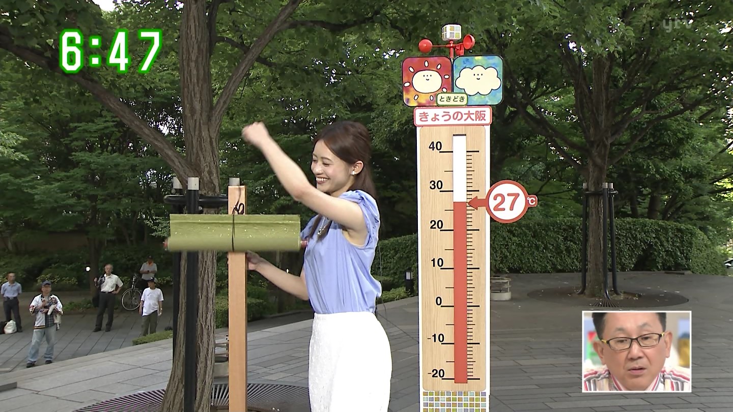 斉藤雪乃アナ ノースリーブ脇 アナきゃぷ速報