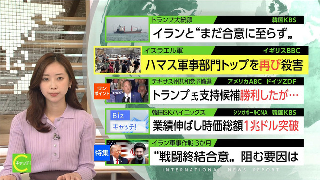 川口由梨香 キャッチ！世界のトップニュース 4