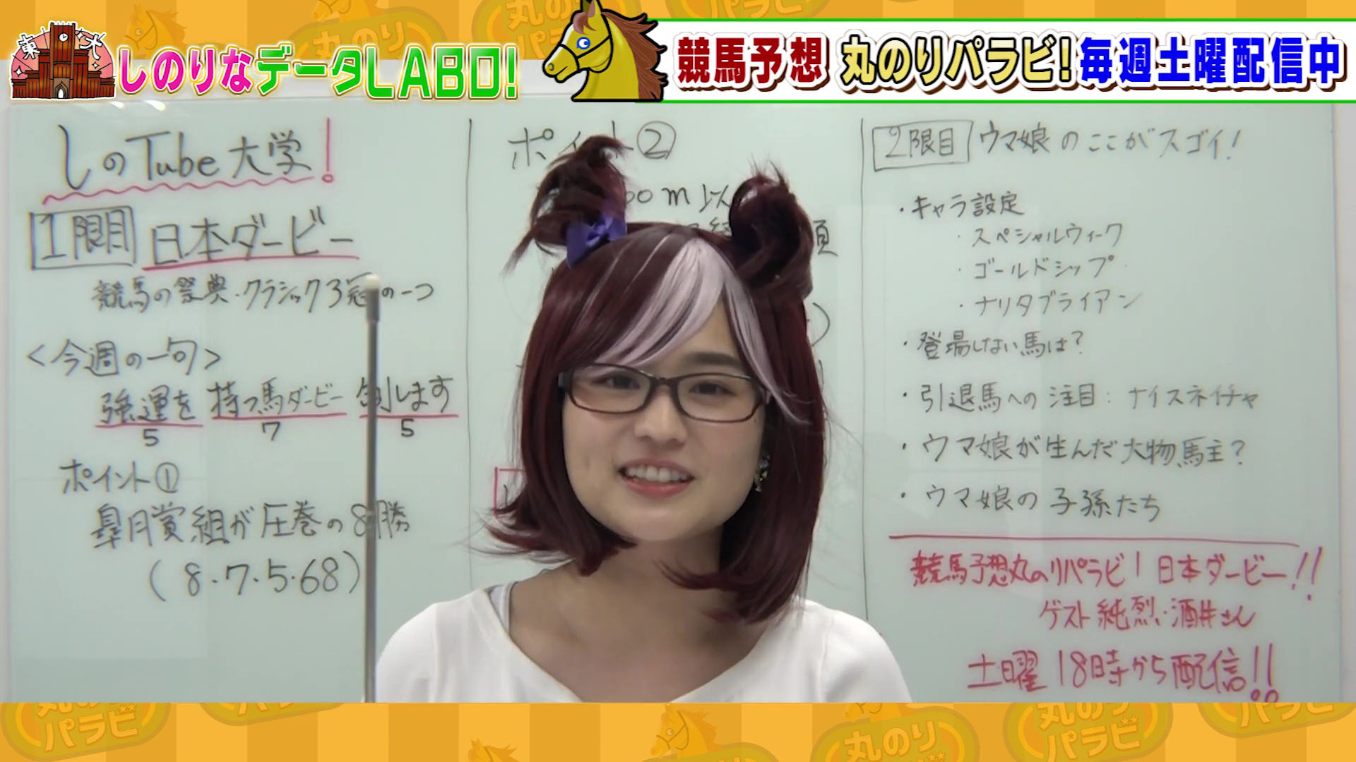 篠原梨菜アナ コスプレ競馬予想 アナきゃぷ速報