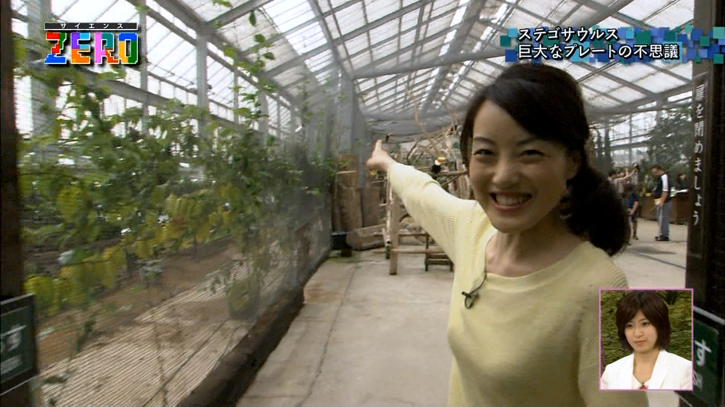 江崎史恵アナ 横乳 サイエンスzero アナきゃぷ速報