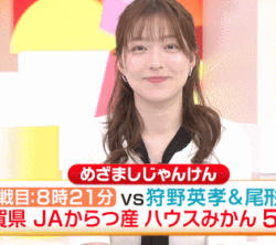 阿部華也子 めざましどようび 11