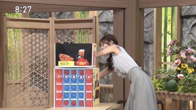 杉浦みずきアナ ノースリーブの脇と横乳!!