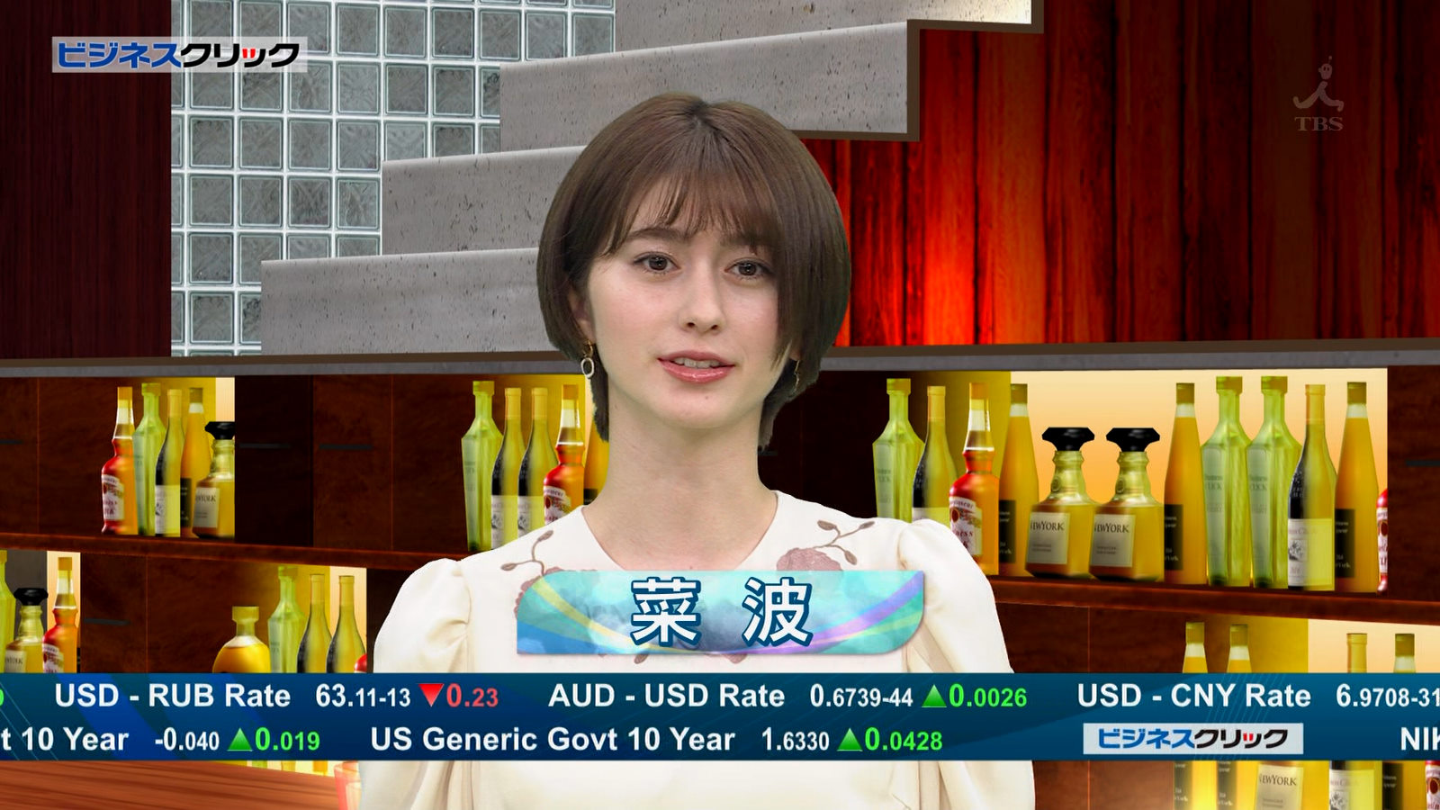 パンモロ 河西莉子 ビジネスクリック」の菜波キャスターがパンモロ!!! : アナきゃぷ速報