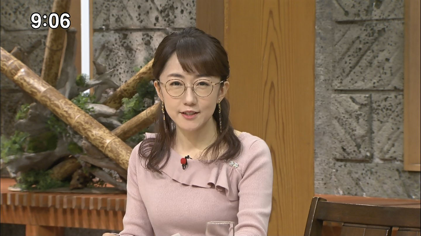 唐橋ユミアナ ニットの巨乳 アナきゃぷ速報