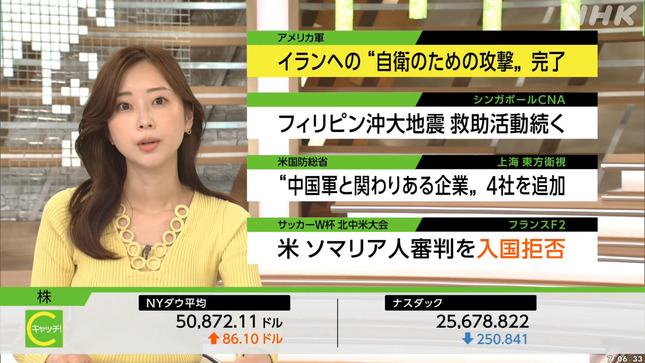 川口由梨香 キャッチ！世界のトップニュース 14