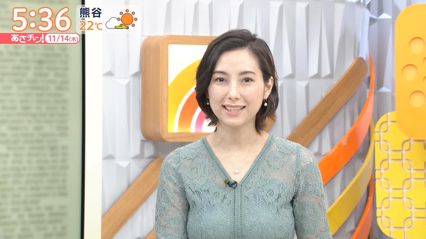 加藤シルビアアナ 透けた衣装とニットの巨乳 アナきゃぷ速報