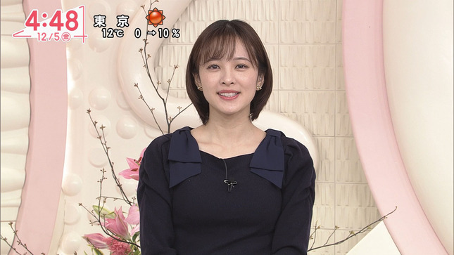 河出奈都美アナ　ニットの巨乳！！