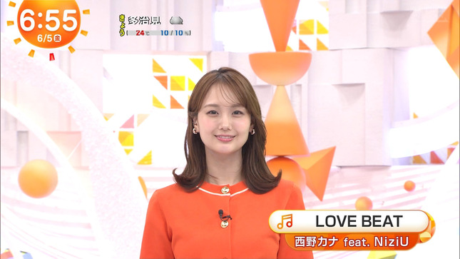 井上清華 めざましテレビ  5
