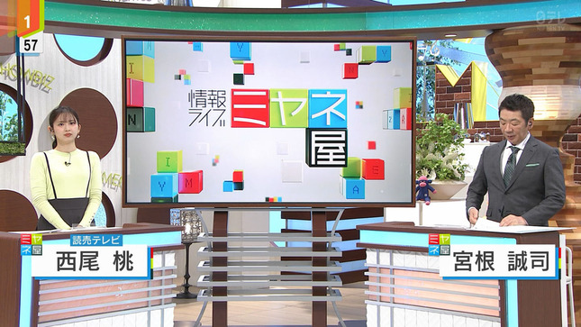 西尾桃 ミヤネ屋 2