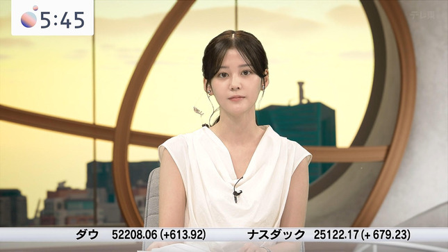 中原みなみアナ　ノースリーブ！！