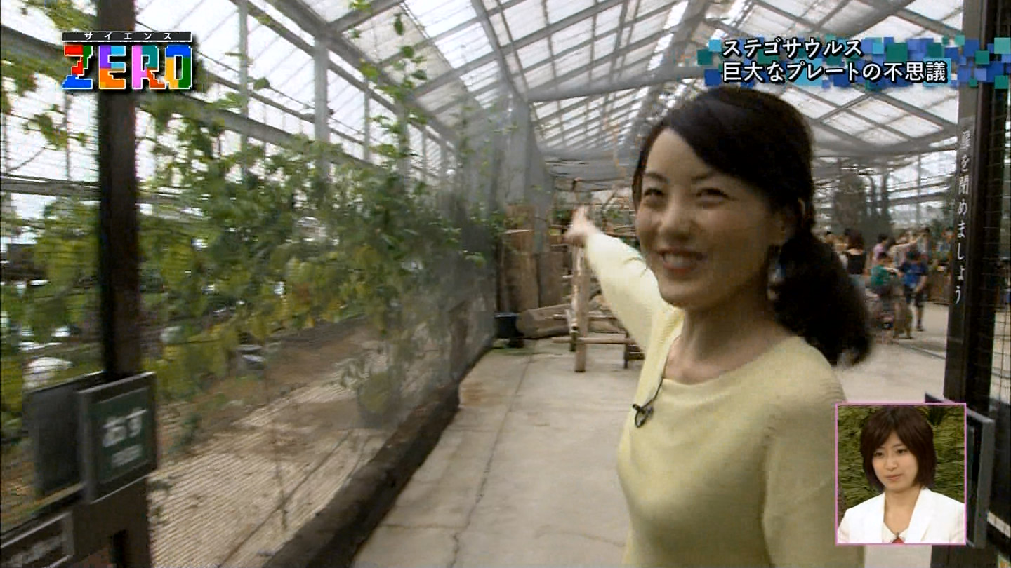 江崎史恵アナ 横乳 サイエンスzero アナきゃぷ速報