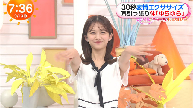 原田葵 めざましテレビ 7
