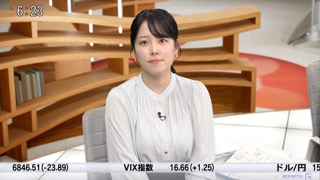 古旗笑佳アナ　巨乳！！　ニュースモーニングサテライト