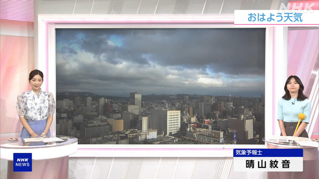 晴山紋音 おはよう日本 1