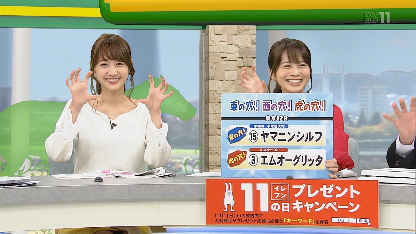 高田秋キャスター 机の下の ゾーン アナきゃぷ速報