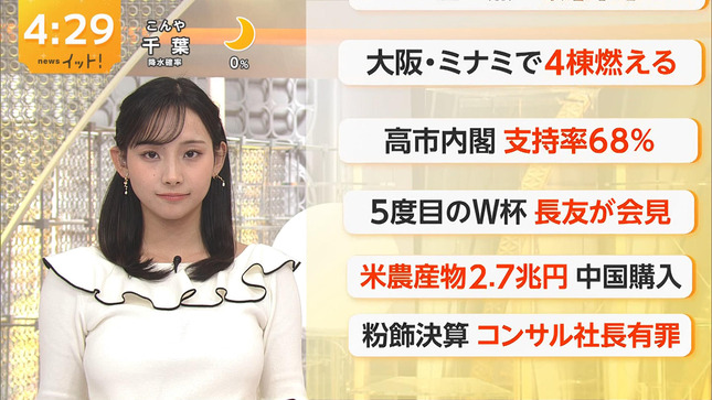 石渡花菜 LiveNewsイット！ 旬感LIVEとれたてっ! 4