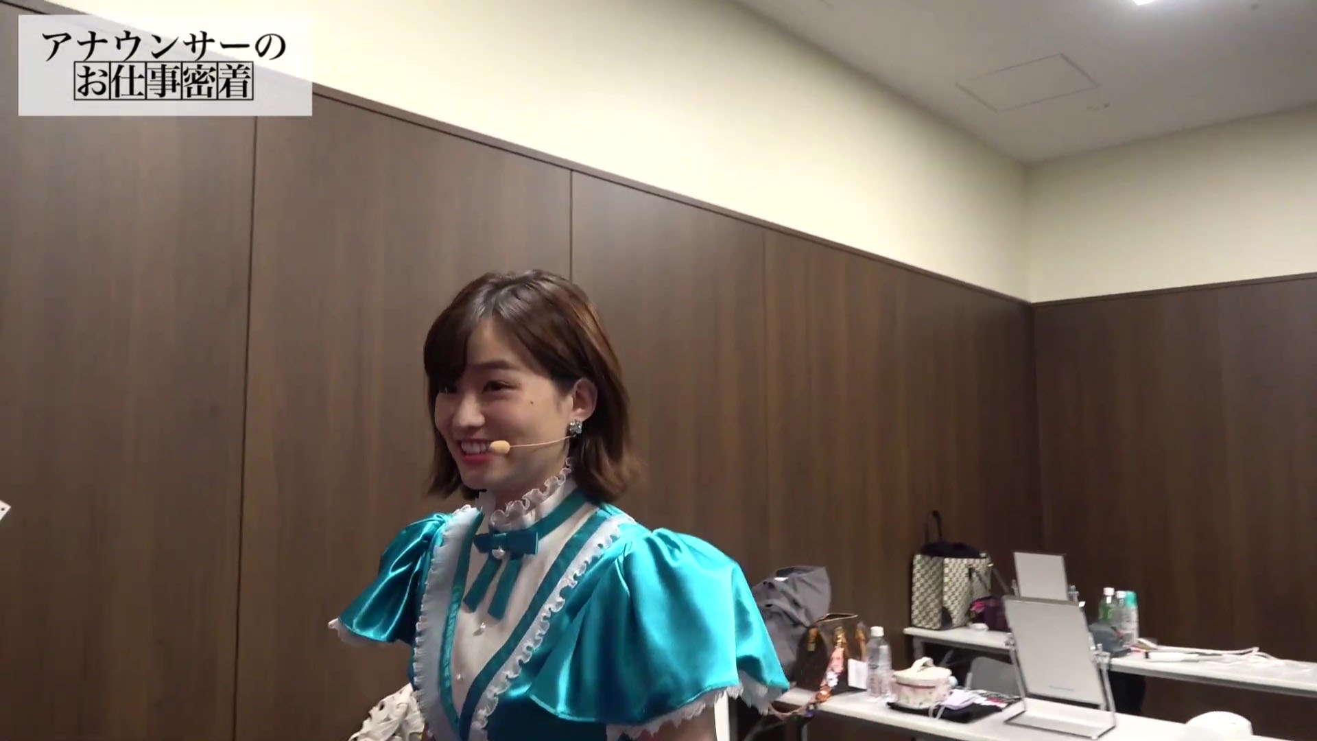 Tbsの女子アナ アイドル衣装でスカートの中チラ見え 脇全開 アナきゃぷ速報