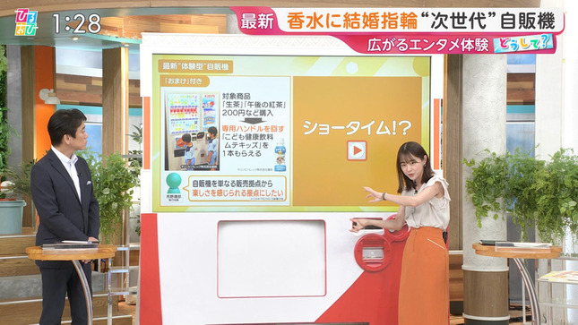 若林有子アナ　ノースリーブ！！