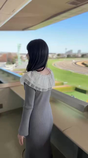 冨田有紀アナ　ニットワンピのお尻と横乳！！【GIF動画あり】