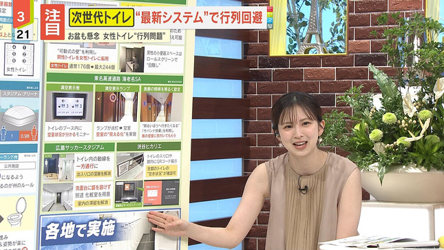 西尾桃アナ　セクシーノースリーブ脇！！