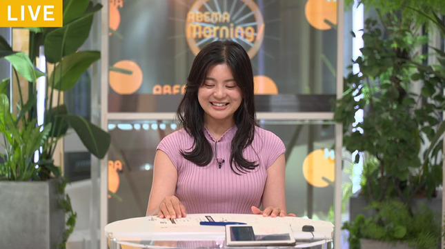 並木万里菜 AbemaMorning 11
