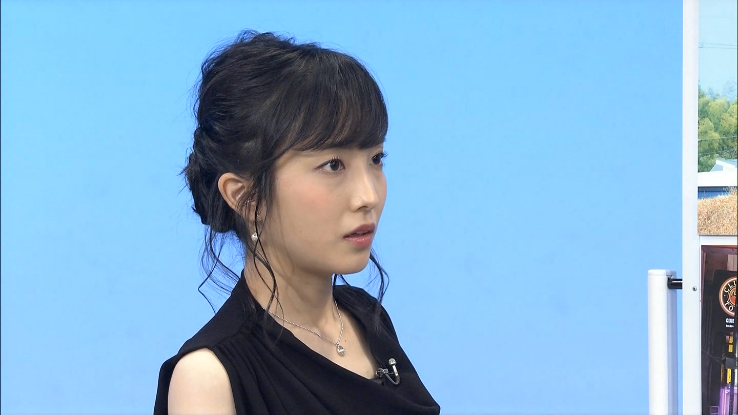 林田理沙アナ ノースリーブの脇 アナきゃぷ速報