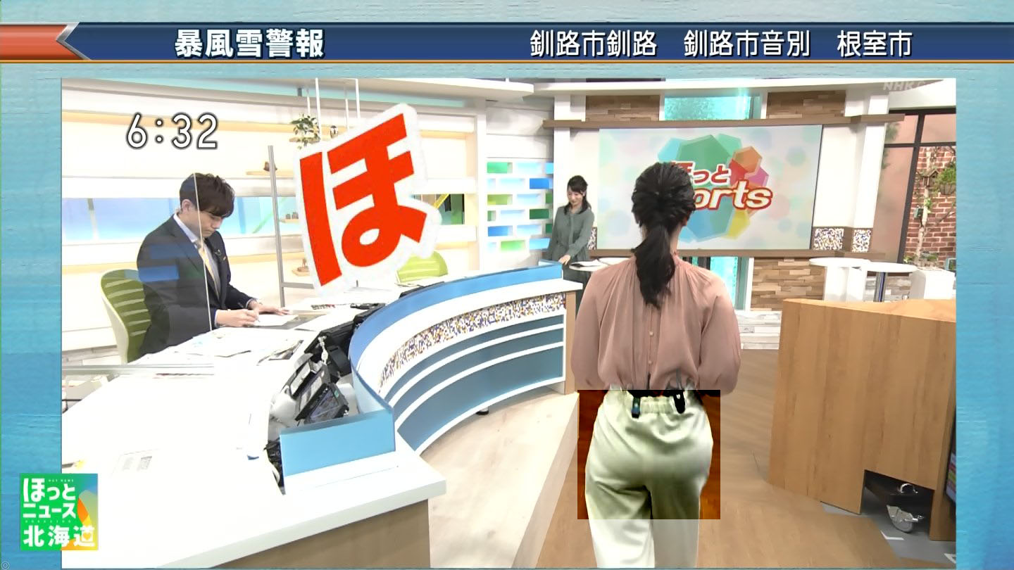 北海道の人気キャスター お尻にパン線 アナきゃぷ速報 北海道の人気キャスター お尻にパン線 アナきゃぷ速報