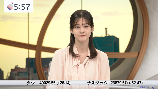 中原みなみ ニュースモーニングサテライト 7