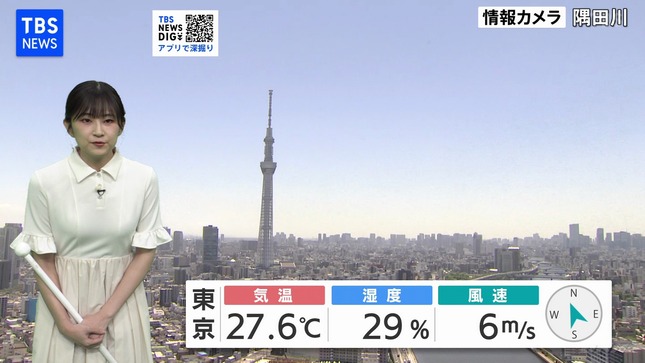 與猶茉穂 TBSニュース 16