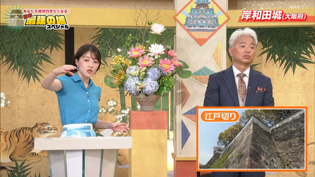 赤木野々花アナ　セクシー脇汗！！