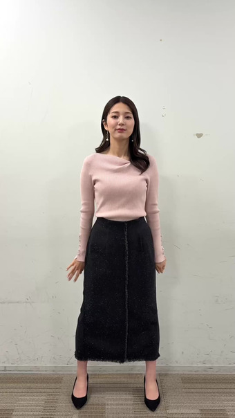 黒田みゆアナ　セクシーニットで踊る！！【GIF動画あり】