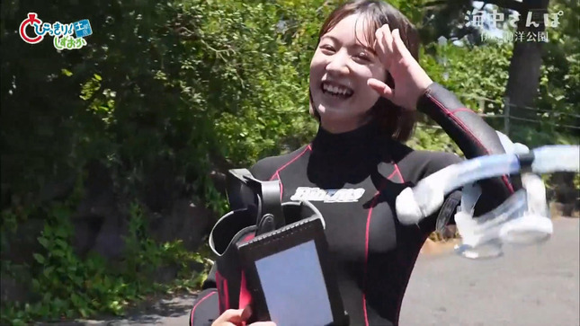 笹村朱里 「とびっきり！しずおか土曜版」海中さんぽ 6