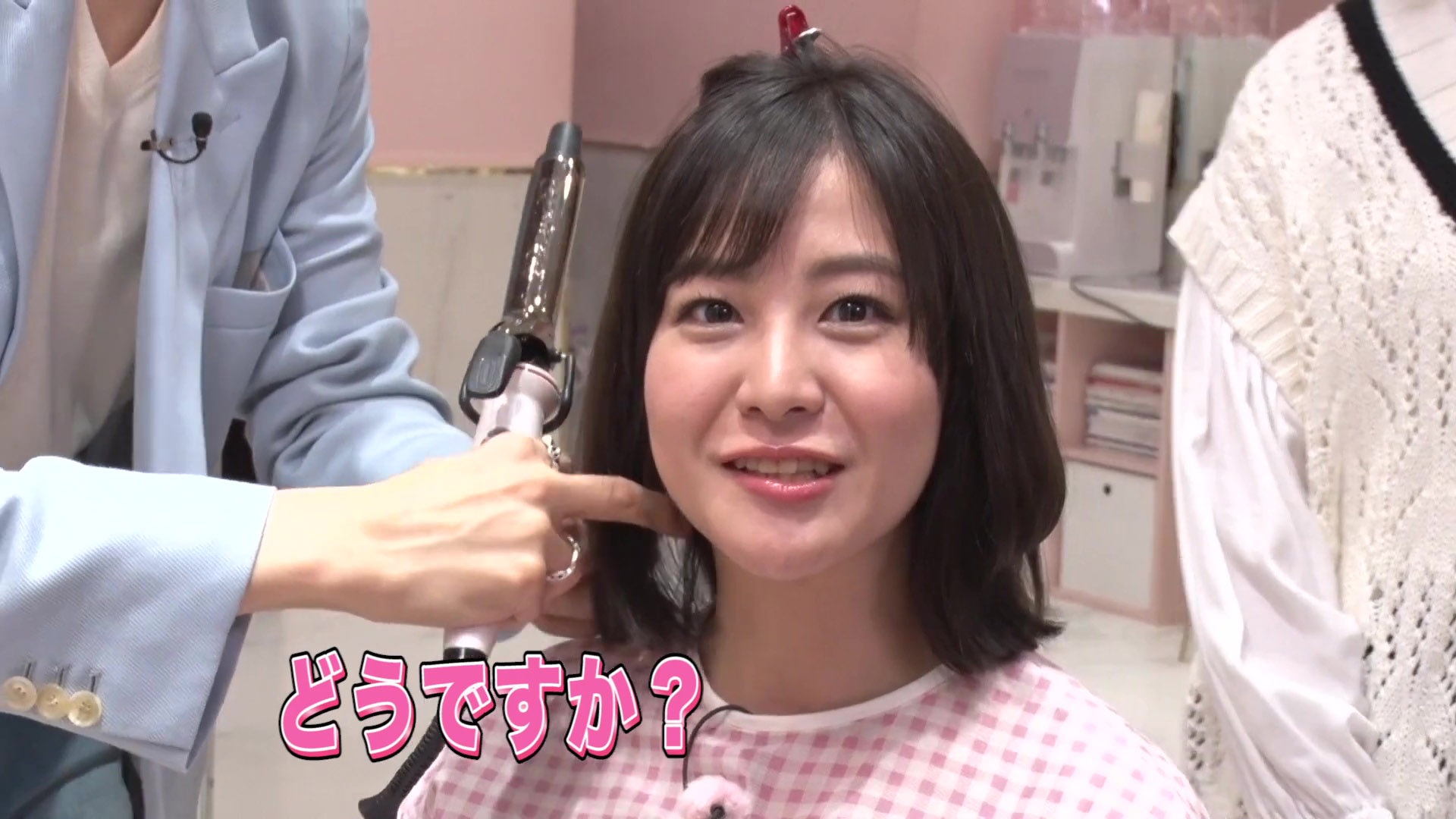 弘中綾香アナと林美桜アナの 弘中美活部 林美桜アナ髪を切る アナきゃぷ速報