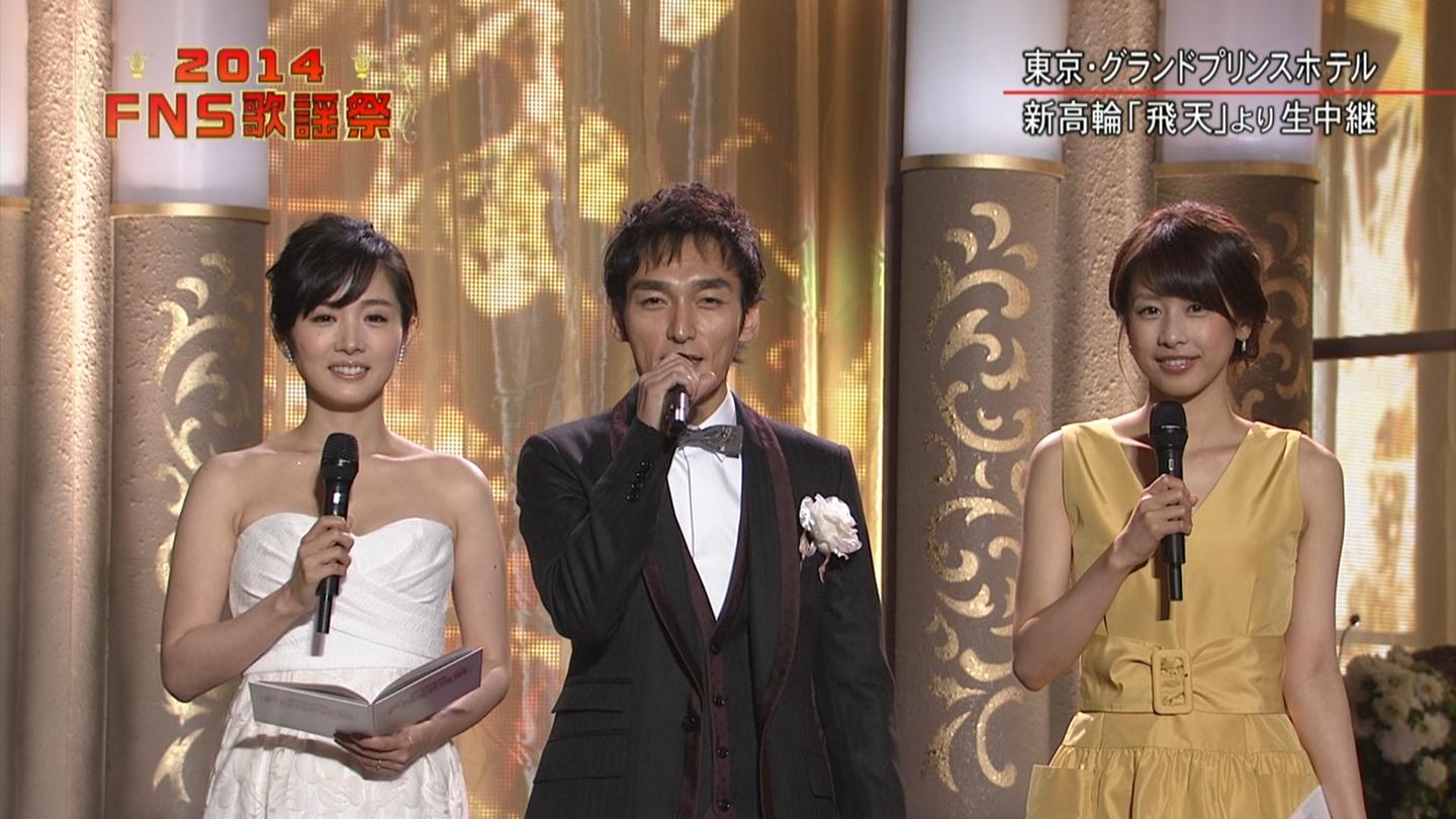 高島彩と加藤綾子 ドレスで谷間が アナきゃぷ速報