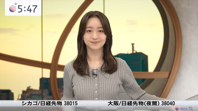 片渕茜 ニュースモーニングサテライト 4