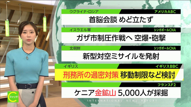 川口由梨香 キャッチ！世界のトップニュース 10