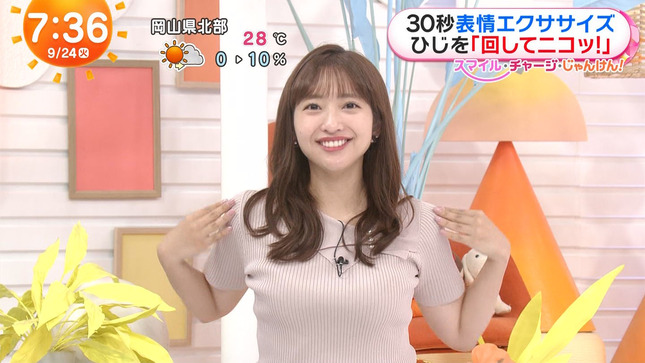 藤本万梨乃 めざましテレビ 10