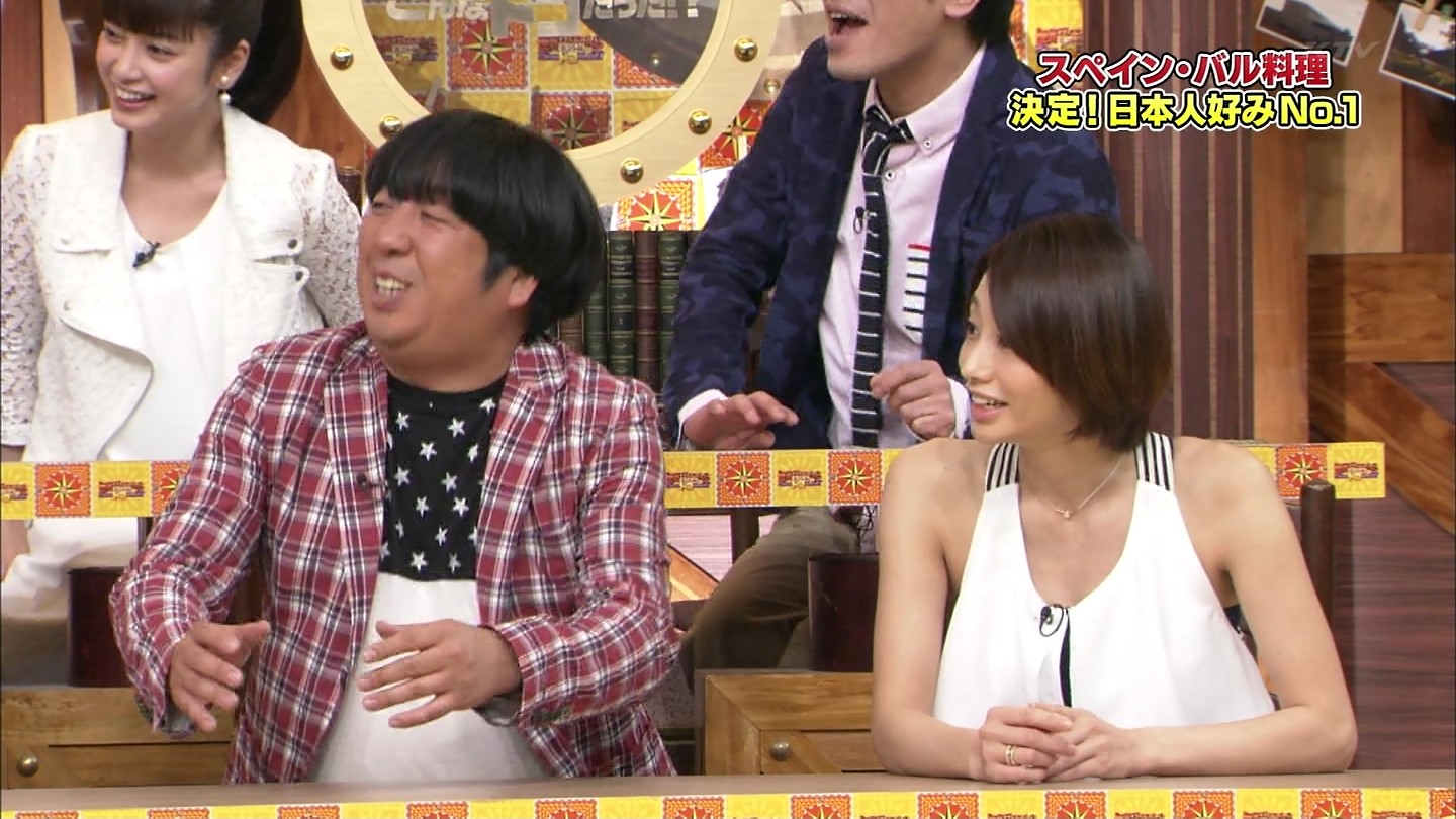 高島彩アナと眞鍋かをり 脇全開 アナきゃぷ速報