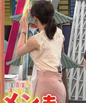 ●【画像23枚】赤木野々花アナ 透け透け! 脇! パン線!!