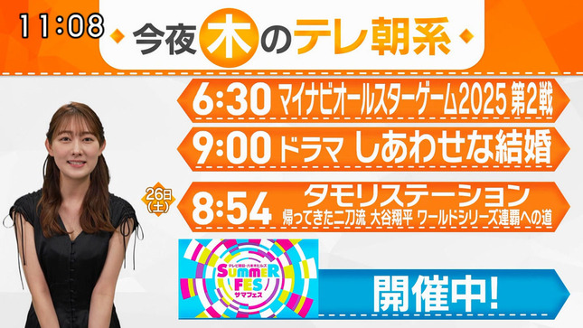 森山みなみ 今夜のテレ朝系 5