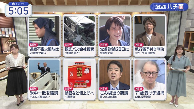 三山賀子 スーパーJチャンネル 4