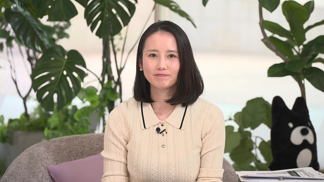 森川夕貴アナ　ニットで巨乳がくっきりと強調されてしまう！！【GIF動画あり】