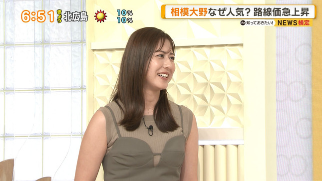 斎藤ちはるアナ　ムチムチノースリーブ！！